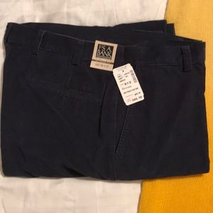 Jos A Bank Navy Corduroy Slacks